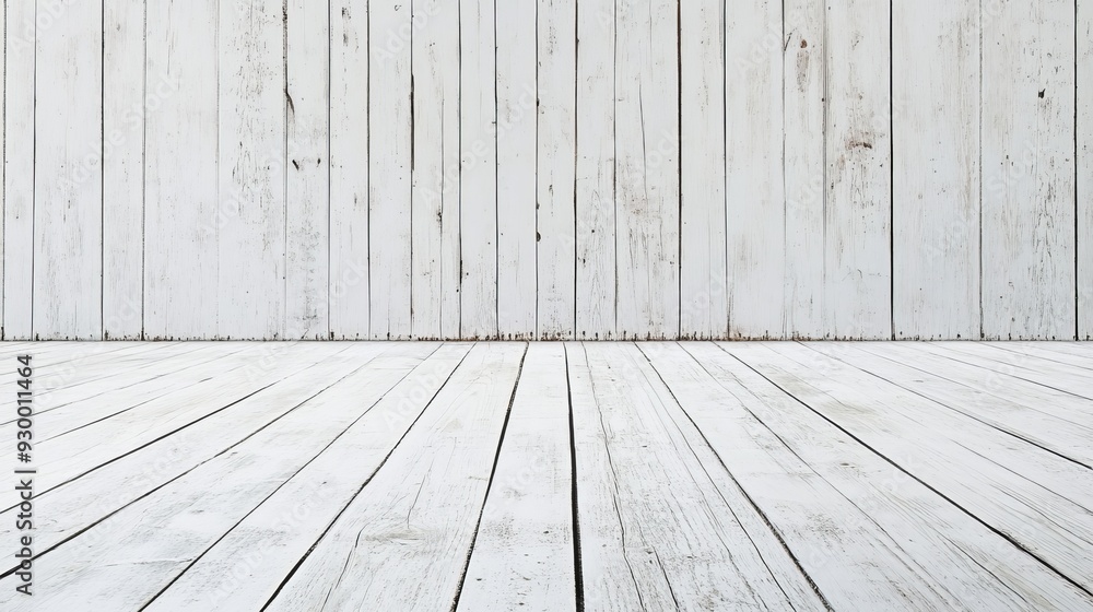 Aufkleber the white wooden floors are used horizontally to enhance website or wallpaper designs by adding text
