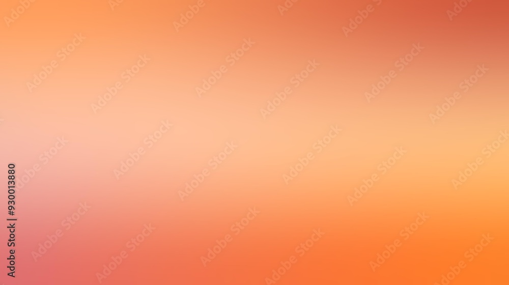 Poster apricot color gradient background with soft transitions and warm, inviting tones