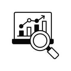 Data Monitoring icon vector stock illustration