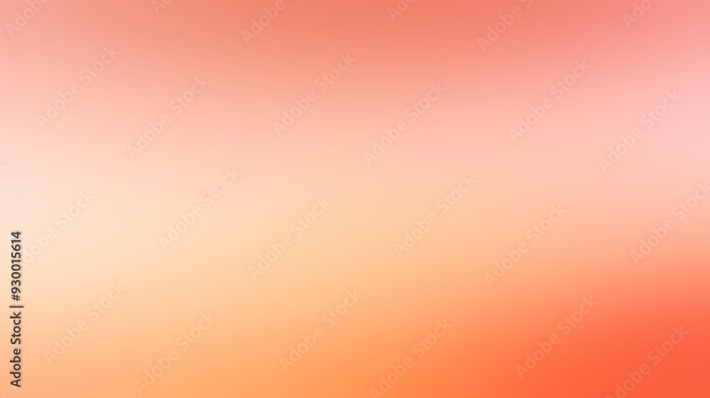Poster peach color gradient background with warm, soft transitions and delicate hues