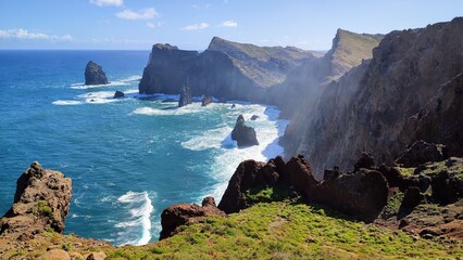 Cliffs in Madeira