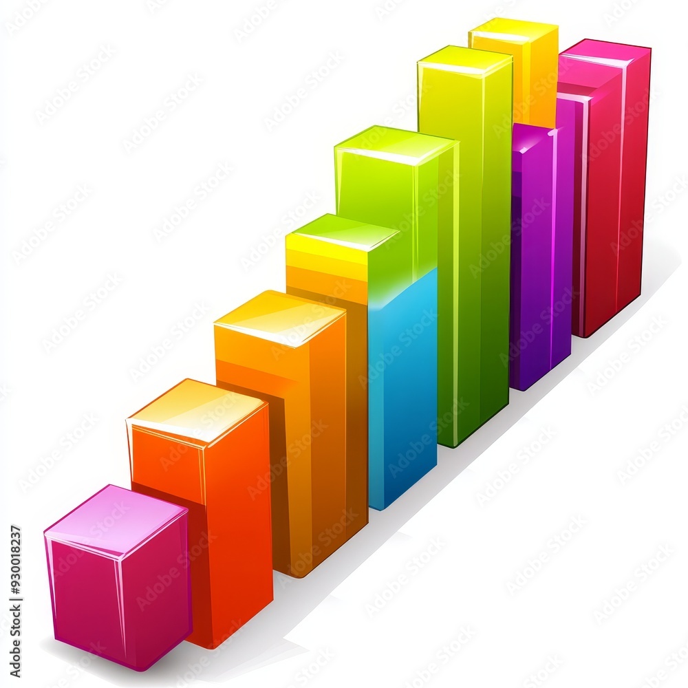 Poster an arrow with a rising point representing progress and creative achievement in a transparent backgro