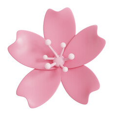 Sakura flower 3D icon