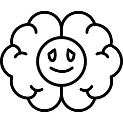 Happy Brain Icon