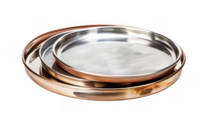 Metallic Serving Trays Set