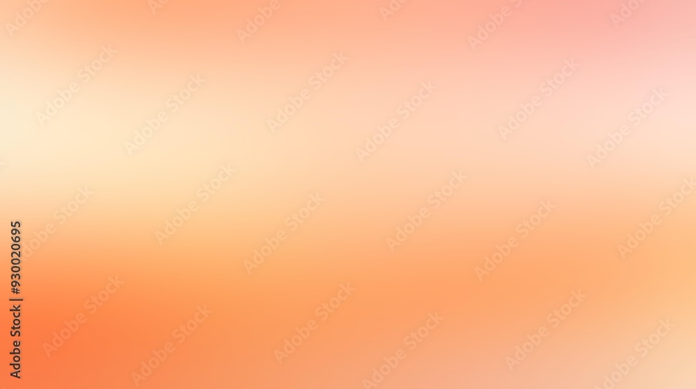 Poster apricot color gradient background with soft transitions and warm, inviting tones