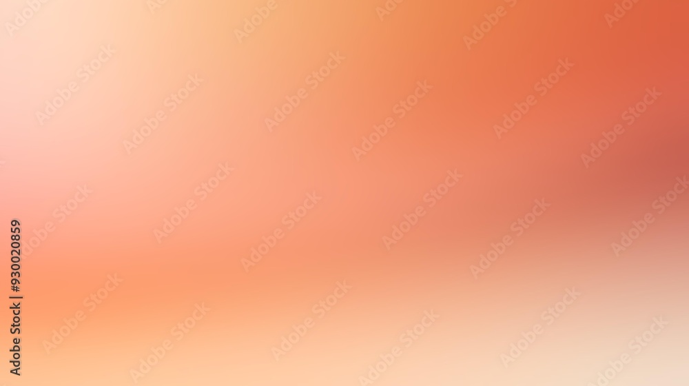 Poster peach color gradient background with warm, soft transitions and delicate hues