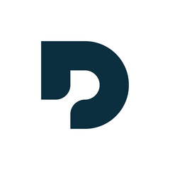 Letter D logo design template elements