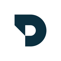 Letter D logo design template elements