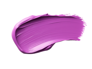 purple brush stroke isolated on white background