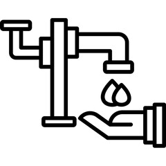 Water Crisis Solution Icon