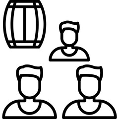 Water Crisis Solution Group Icon