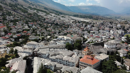 panorama of mountains in Albania