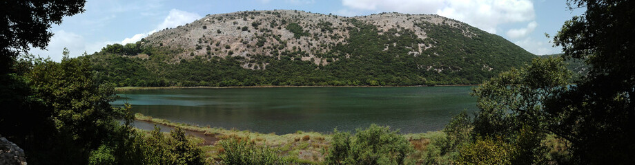 panorama of mountains in Albania