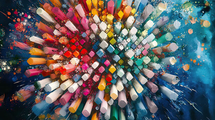 Obraz premium Abstract colorful background
