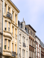 Antique building view in Esch-sur-Alzette, Luxembourg