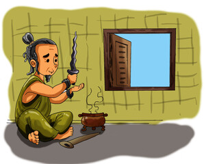 person watching tv
