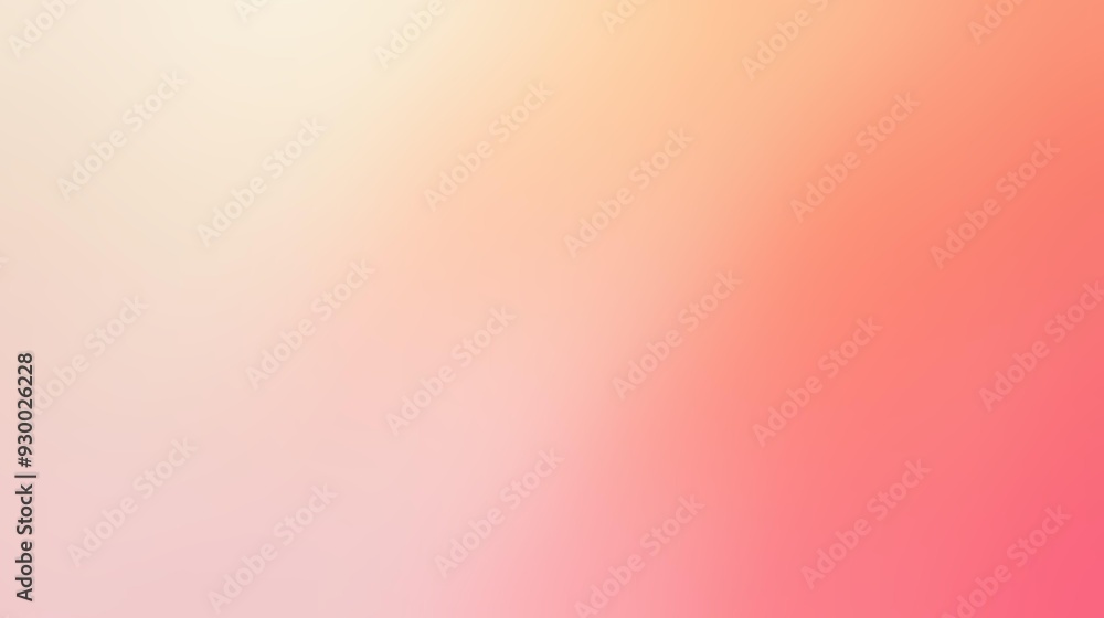 Poster peach color gradient background with warm, soft transitions and delicate hues