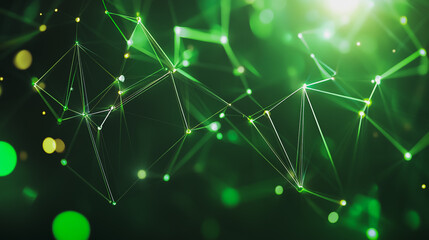 Abstract business connection of lines from nodes It is connected to endless nodes and represents the innovation of communication in the network.

