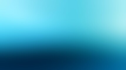 Cyan Color Gradient Background with Smooth Blending and Cool, Refreshing Blues
