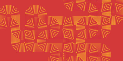 幾何学 抽象 ストライプ サークル レトロ 正月 背景