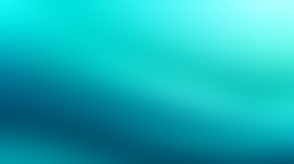 Cyan Color Gradient Background with Smooth Blending and Cool, Refreshing Blues