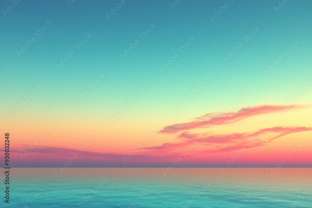 Poster a minimalist gradient background with soft transitions from light blue to pale green, perfect for mo