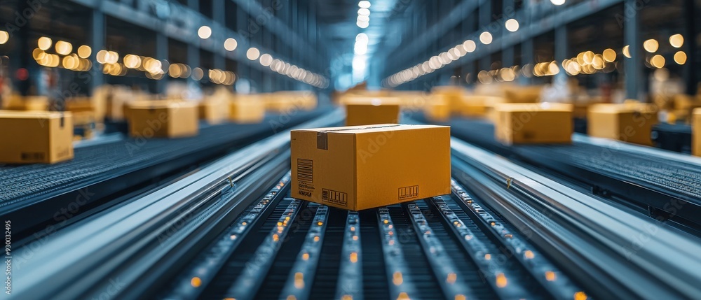 Poster automated sorting and packaging systems for efficient order processing in online