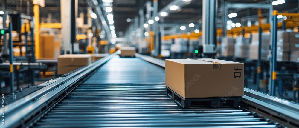 Poster automated sorting and packaging systems for efficient order processing in online