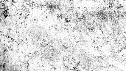 Black and white scratched grunge isolated on background, old film effect. Distressed retro paper abstract stock illustration cracked texture overlays for space or text.