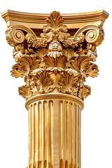 Obraz premium Golden Corinthian Column