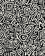 Abstract Black & White Pattern
