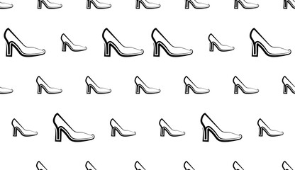 Women Shoes Icon Seamless Pattern Y_2210001