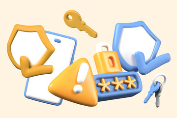 Collection of templates for digital security lessons. Access to virtual information