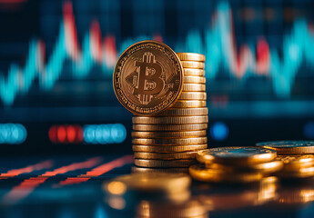 Bitcoin Stack Chart.