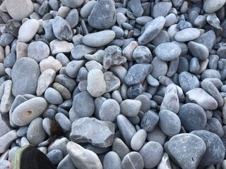stones on the beach