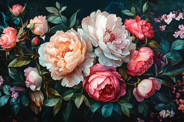 Floral Bouquet Painting.