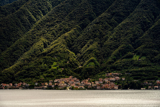 Lake Como, Italy - August 29, 2023: A picturesque view of Lake Como
