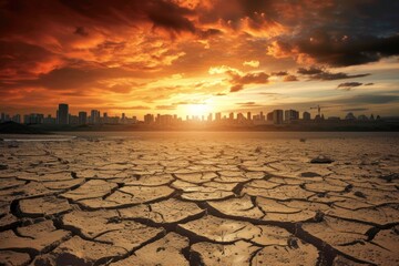 Climate change concept background architecture backgrounds landscape.