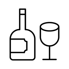 Wine Glass Vector Icon