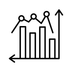 Bar Graph Vector Icon