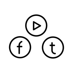 Social Media Vector Icon