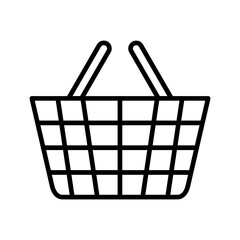 Shopping Basket Vector Icon