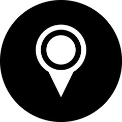 Location Pins Sign. Pointer Navigation Symbol. Flag Mark, Place Location Pictogram. Thumbtack Sign. GPS Tag. Marker Point on Map. Vector Illustration