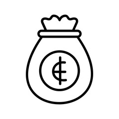 Money Bag Vector Icon