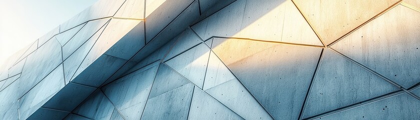 Architectural design with geometric patterns 