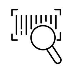 Barcode Database Vector Icon