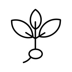 Seedling Vector Icon