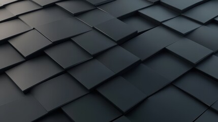 Fototapeta premium A black and white image of a pattern of squares