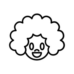 Clown Face Vector Icon